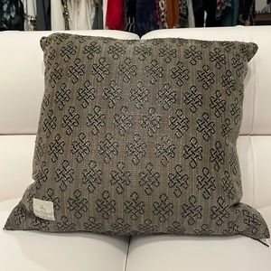Yves Delorme Macassar Medium Accent Pillow Brown